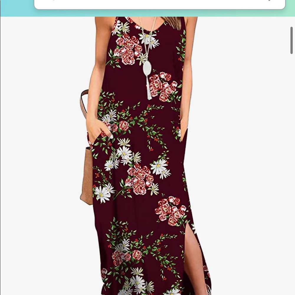 ✨2 for $12✨ floral maxi dress with pockets